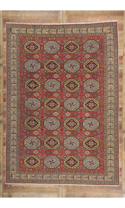 8 x 11 Vintage Turkish Sivas Rug 78284