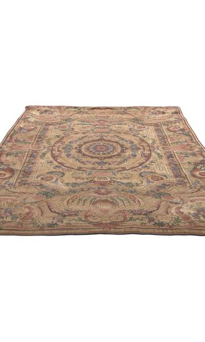 ​4 x 6 Vintage Aubusson Beljen Mills Tapestry 78682