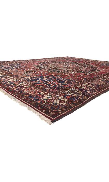 ​10 x 13 Antique Persian Bakhtiari Rug 78570​