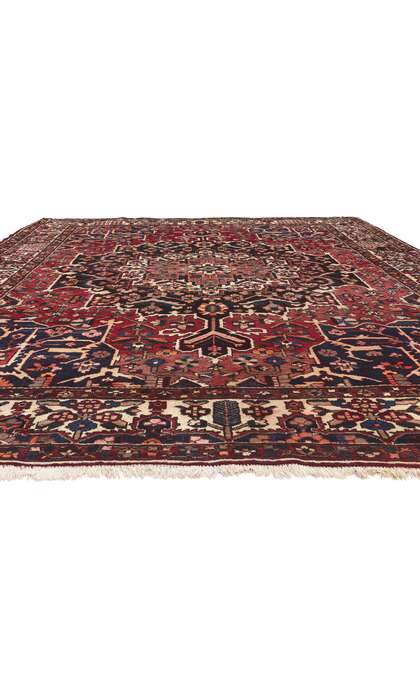 ​10 x 13 Antique Persian Bakhtiari Rug 78570​