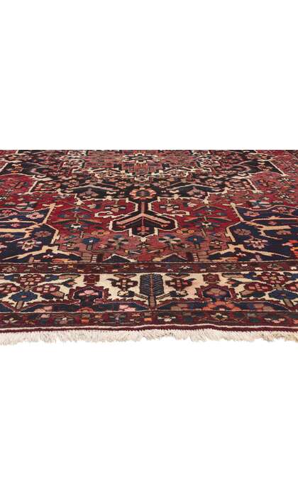 ​10 x 13 Antique Persian Bakhtiari Rug 78570​