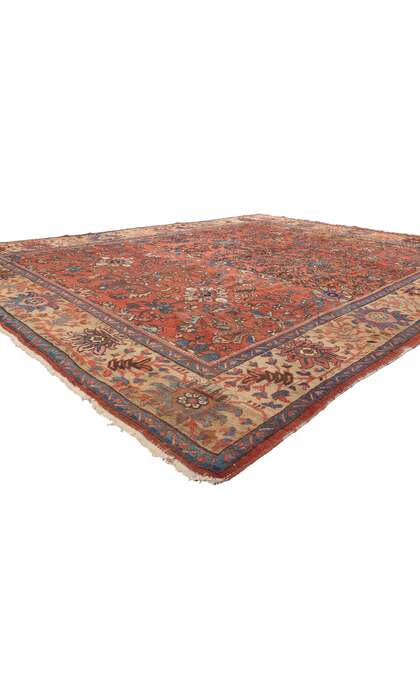 ​8 x 11 Antique Persian Mahal Rug 78677