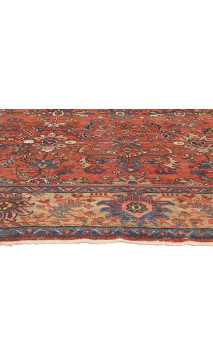 ​8 x 11 Antique Persian Mahal Rug 78677
