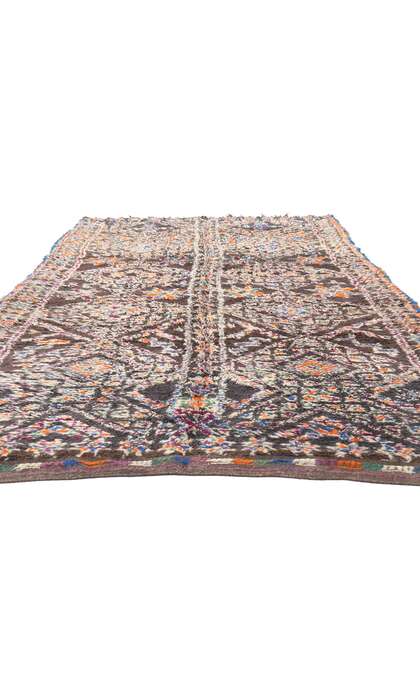 5 x 12 Vintage Brown Beni MGuild Moroccan Rug 20943