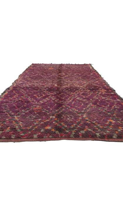 5 x 11 Vintage Purple Beni MGuild Moroccan Rug 20150
