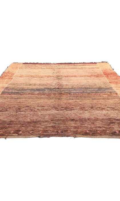 6 x 9 Vintage Brown Beni Mrirt Moroccan Rug 20999