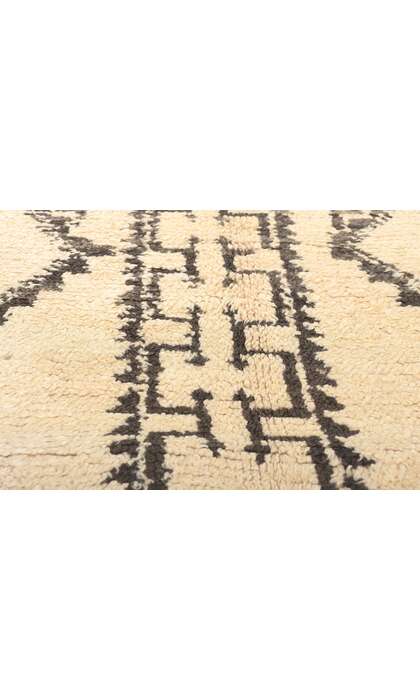 6 x 14 Vintage Judaica Moroccan Beni Ourain Rug 20046