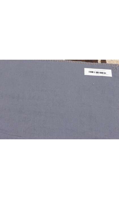 10 x 9 Brown Vintage Striped Turkish Kilim Rug 60634