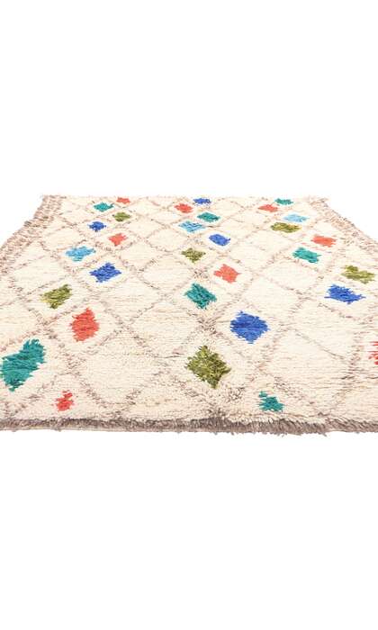 6 x 9 Colorful Moroccan Azilal Rug 21041