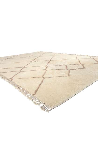 ​13 x 9 Large Neutral Moroccan Rug 78233