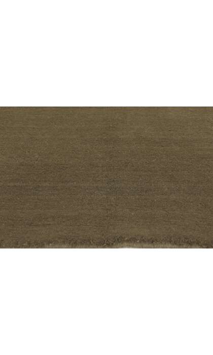 7 x 9 Solid Olive Green Modern Rug 30927