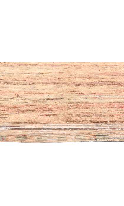 6 x 8 Vintage Orange Boujad Moroccan Rag Rug 21504