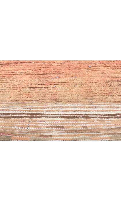 6 x 8 Vintage Orange Boujad Moroccan Rag Rug 21504