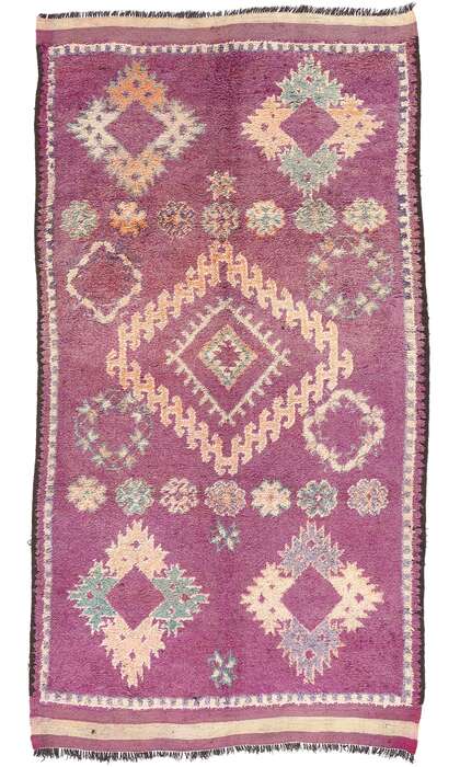 6 x 11 Vintage Purple Talsint Moroccan Rug 20983