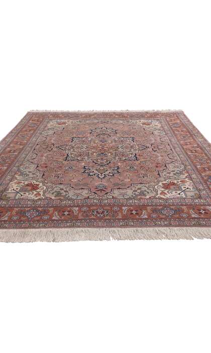 ​5 x 6 Vintage Persian Tabriz Rug 78686