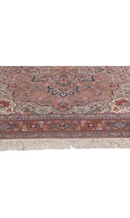 ​5 x 6 Vintage Persian Tabriz Rug 78686
