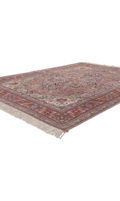 ​5 x 6 Vintage Persian Tabriz Rug 78686
