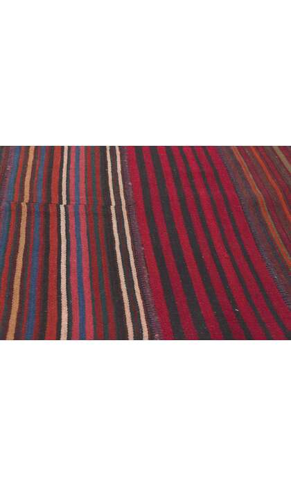 10 x 12 Vintage Turkish Striped Kilim Rug 60795