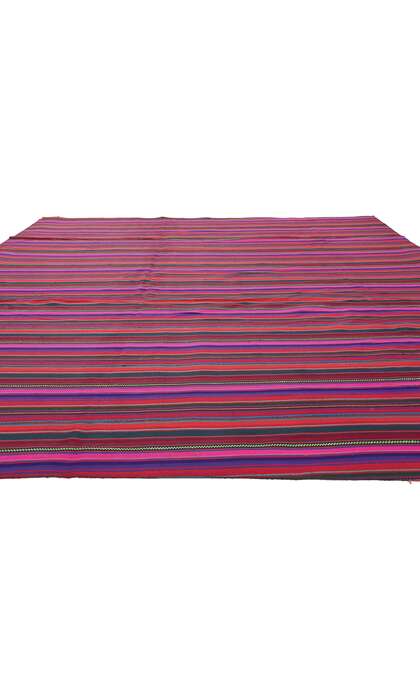 9 x 12 Vintage Turkish Striped Kilim Rug 60798