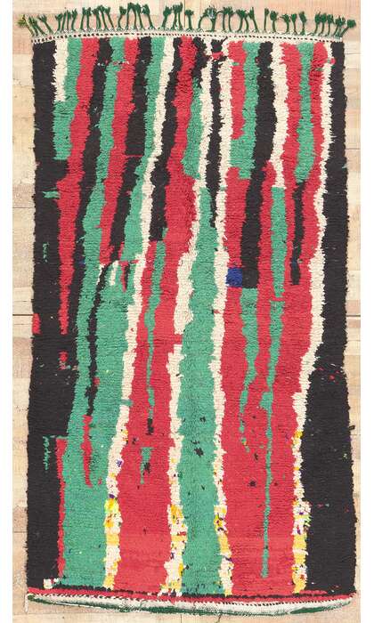 4 x 8 Vintage Boujad Moroccan Rug 20065