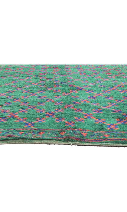 6 x 10 Vintage Green Beni MGuild Moroccan Rug 21216