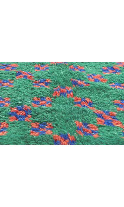 6 x 10 Vintage Green Beni MGuild Moroccan Rug 21216