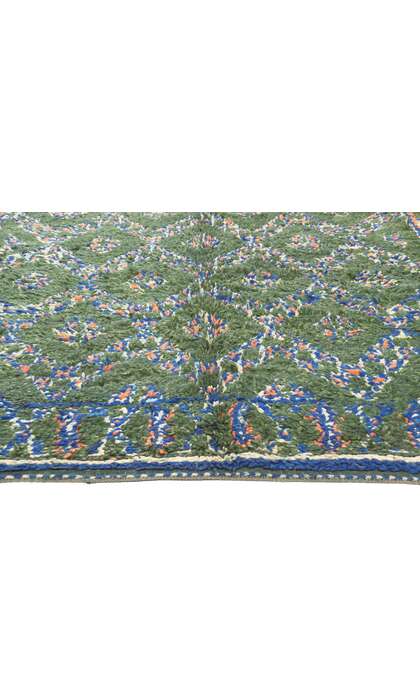 6 x 11 Vintage Green Beni MGuild Moroccan Rug 21023