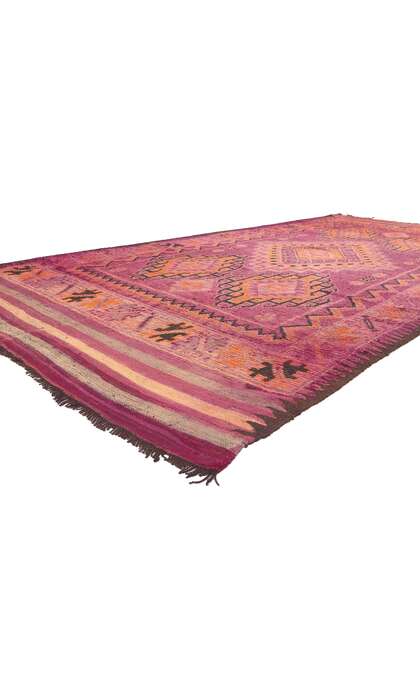 6 x 13 Vintage Boujad Moroccan Rug 74781