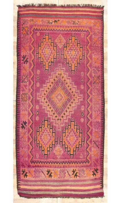 6 x 13 Vintage Boujad Moroccan Rug 74781