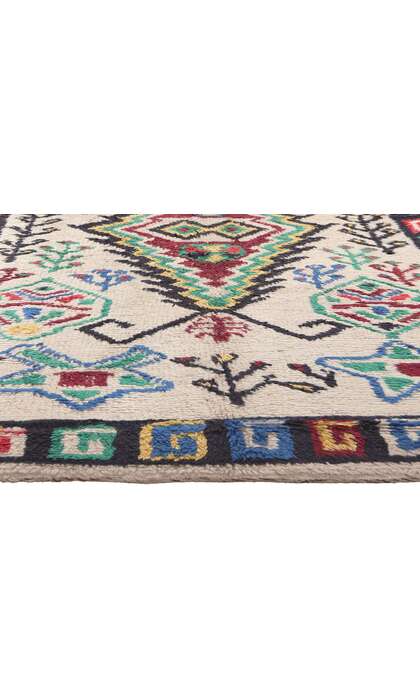 5 x 9 Colorful Vintage Moroccan Azilal Rug 20320