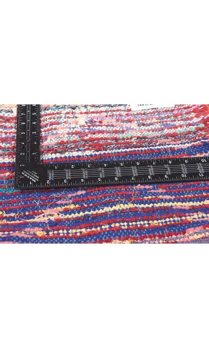 5 x 11 Vintage Boucherouite Moroccan Rag Rug 21293