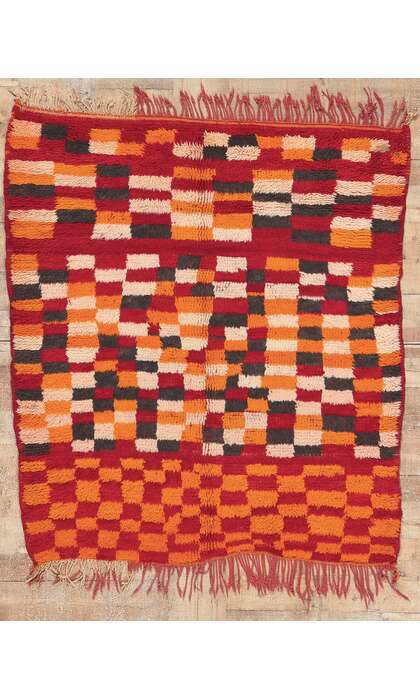 5 x 5 Vintage Boujad Moroccan Rug 20030