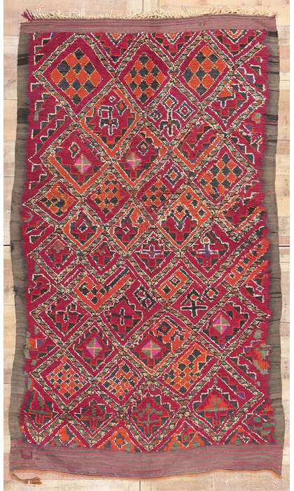 6 x 10 Vintage Taznakht Moroccan Rug 20991