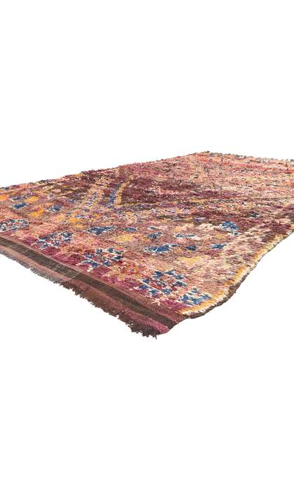 6 x 11 Vintage Purple Beni MGuild Moroccan Rug 21329