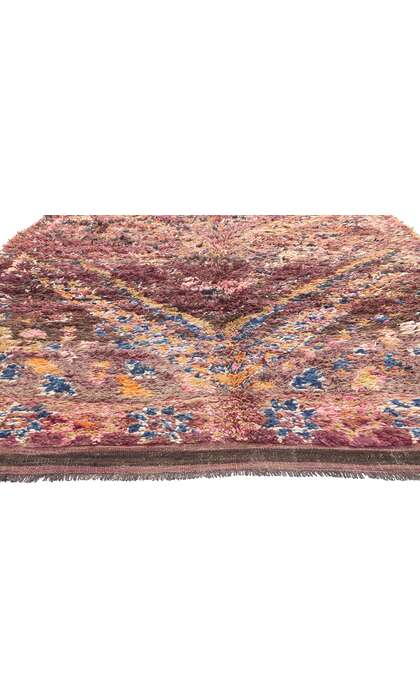 6 x 11 Vintage Purple Beni MGuild Moroccan Rug 21329