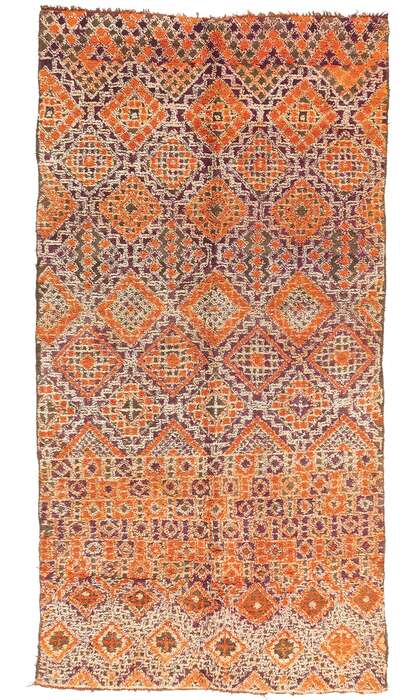6 x 11 Vintage Beni MGuild Moroccan Rug 21298