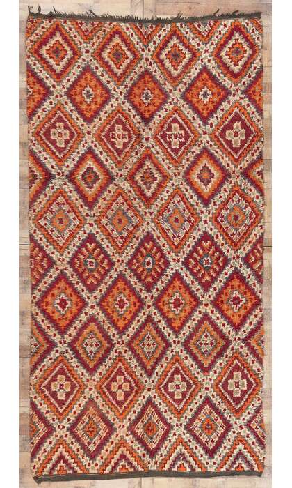6 x 12 Vintage Taznakht Moroccan Rug 20976