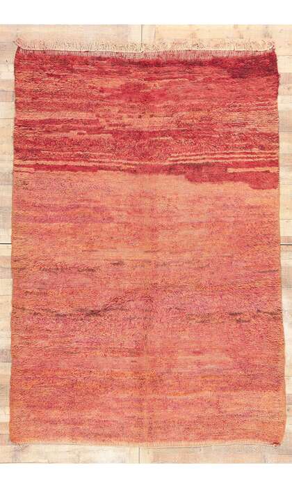 7 x 10 Vintage Beni Mrirt Moroccan Rug 21010