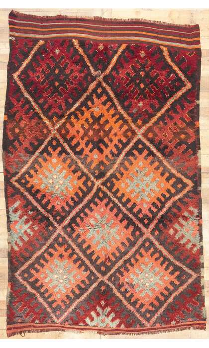 7 x 11 Vintage Beni MGuild Moroccan Rug 20932