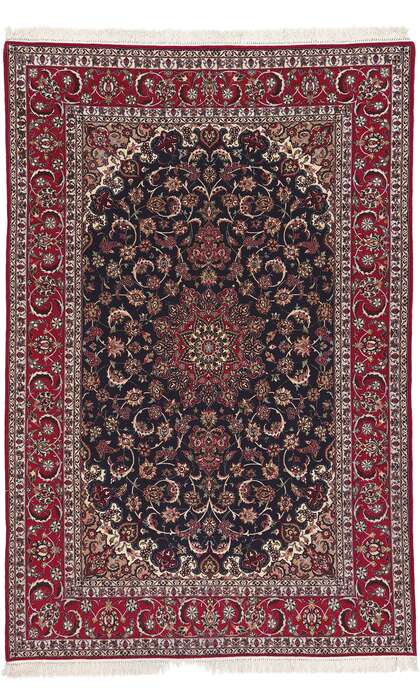 ​7 x 10 Vintage Persian Isfahan Rug 78670