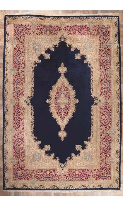 12 x 18 Oversized Vintage Persian Kerman Rug 78335