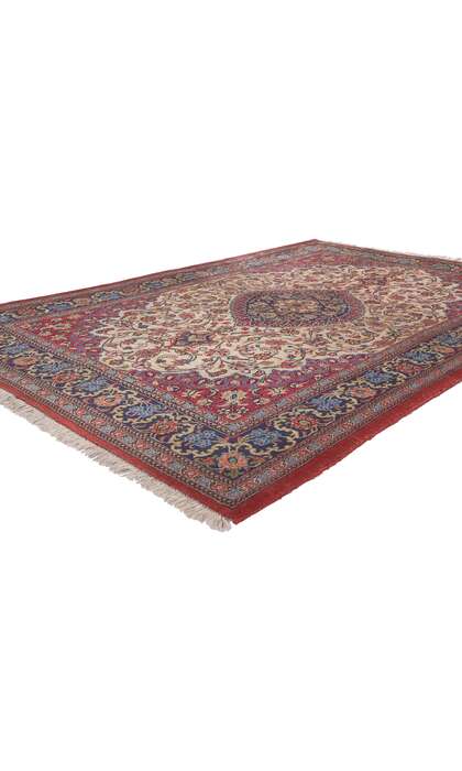 ​4 x 7 Vintage Persian Qum Rug 78689