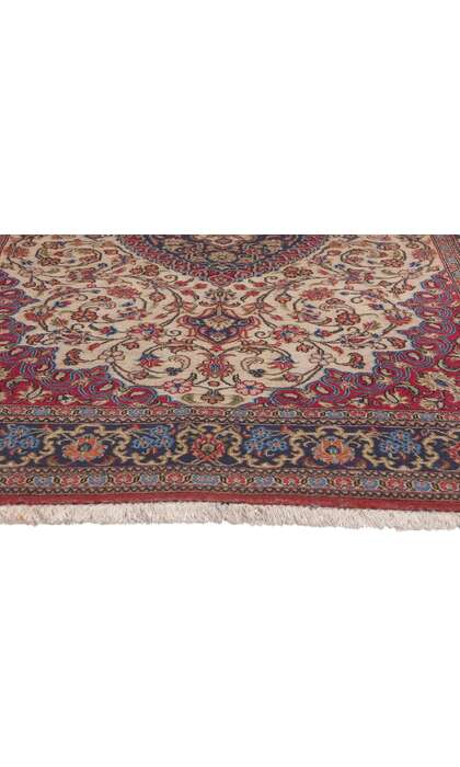 ​4 x 7 Vintage Persian Qum Rug 78689
