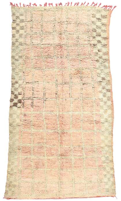 6 x 11 Vintage Pink Boujad Moroccan Rug 21436