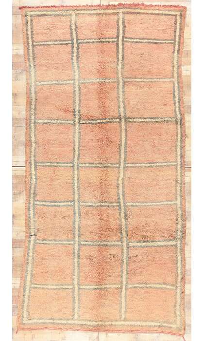 6 x 12 Vintage Pink Boujad Moroccan Rug 20950