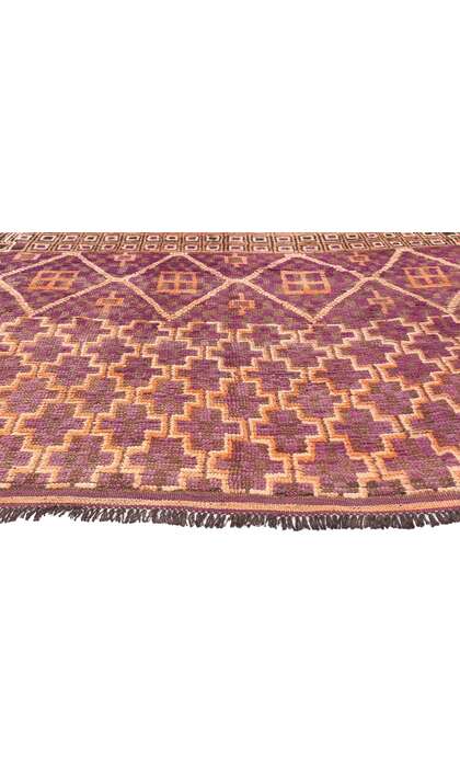 6 x 13 Vintage Purple Beni MGuild Moroccan Rug 20917