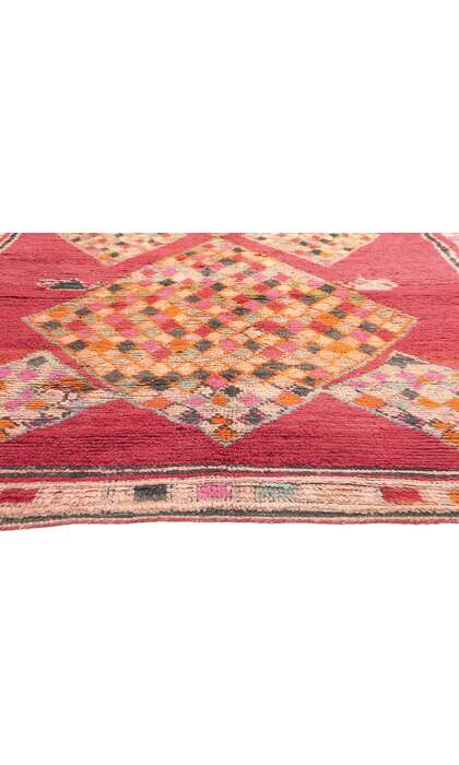 6 x 10 Vintage Red Boujad Moroccan Rug 20898