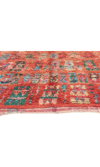 5 x 10 Vintage Red Talsint Moroccan Rug 20192
