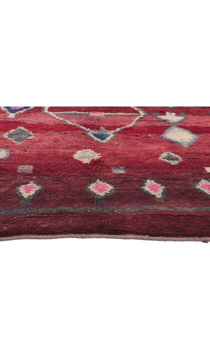 5 x 8 Vintage Red Boujad Moroccan Rug 20278