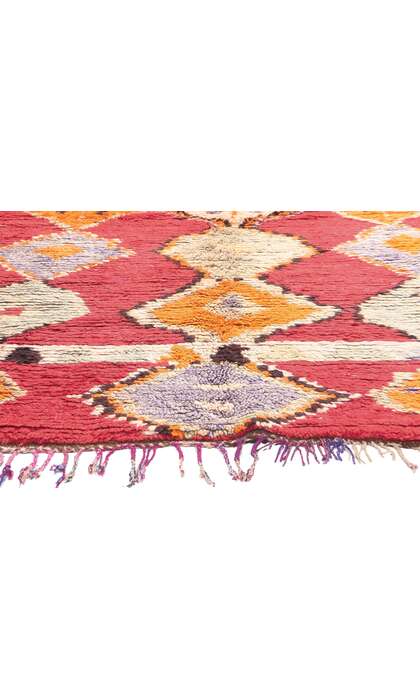 5 x 8 Vintage Red Boujad Moroccan Rug 20386